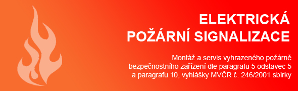 Elektrick� po��rn� signalizace